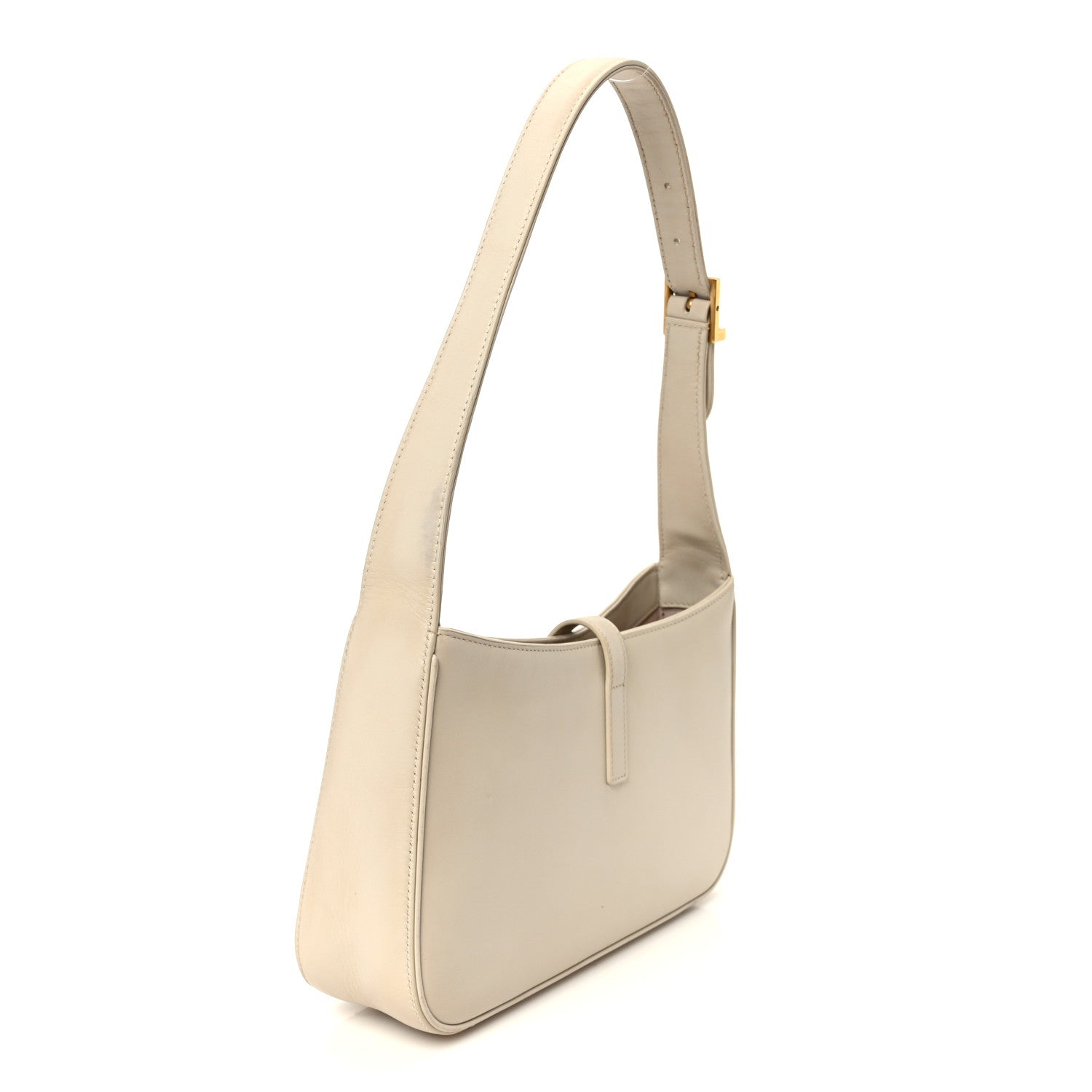Smooth Calfskin Le 5 A 7 Hobo Blanc Vintage