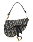 Oblique Saddle Bag Blue
