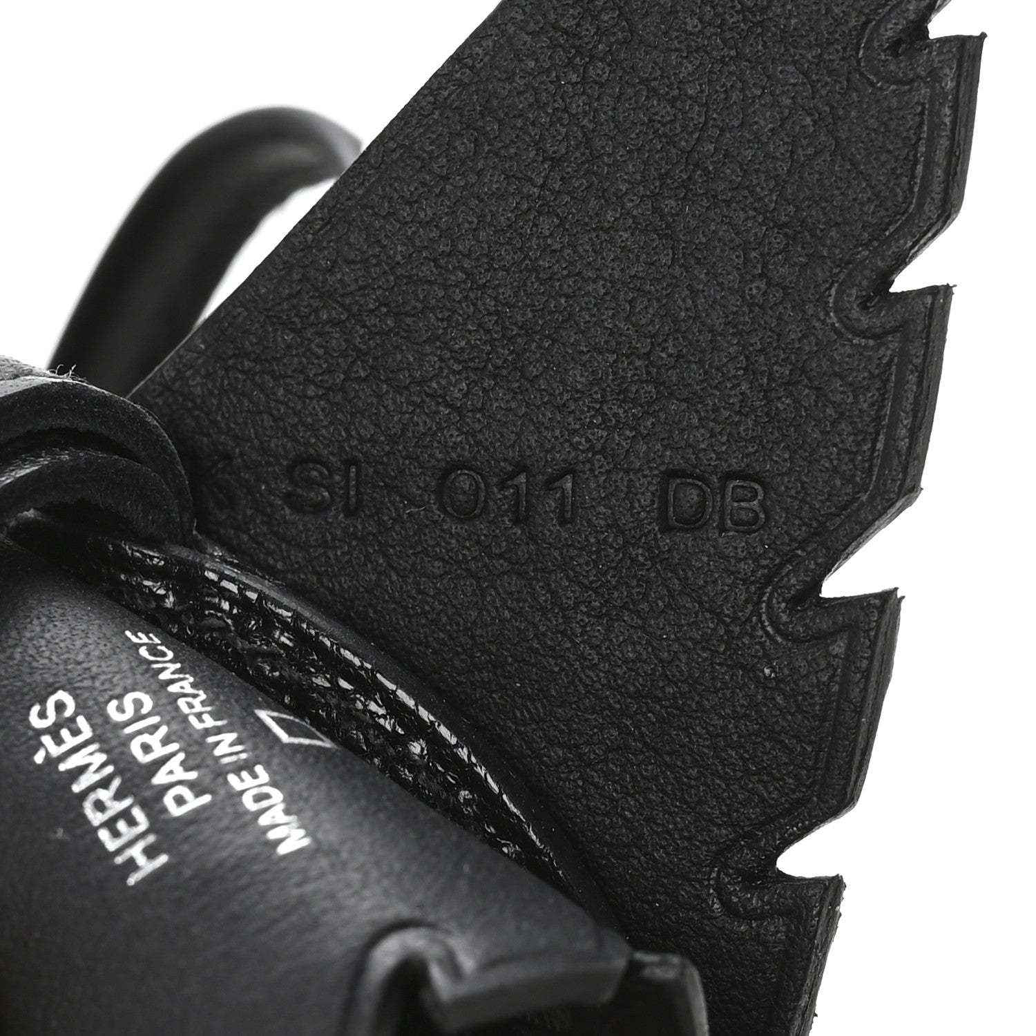 Epsom Chevre Mysore Swift Alligator Lizard Birdy Bag Charm Black