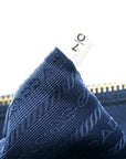 Saffiano Small Galleria Double Zip Tote Cobalto