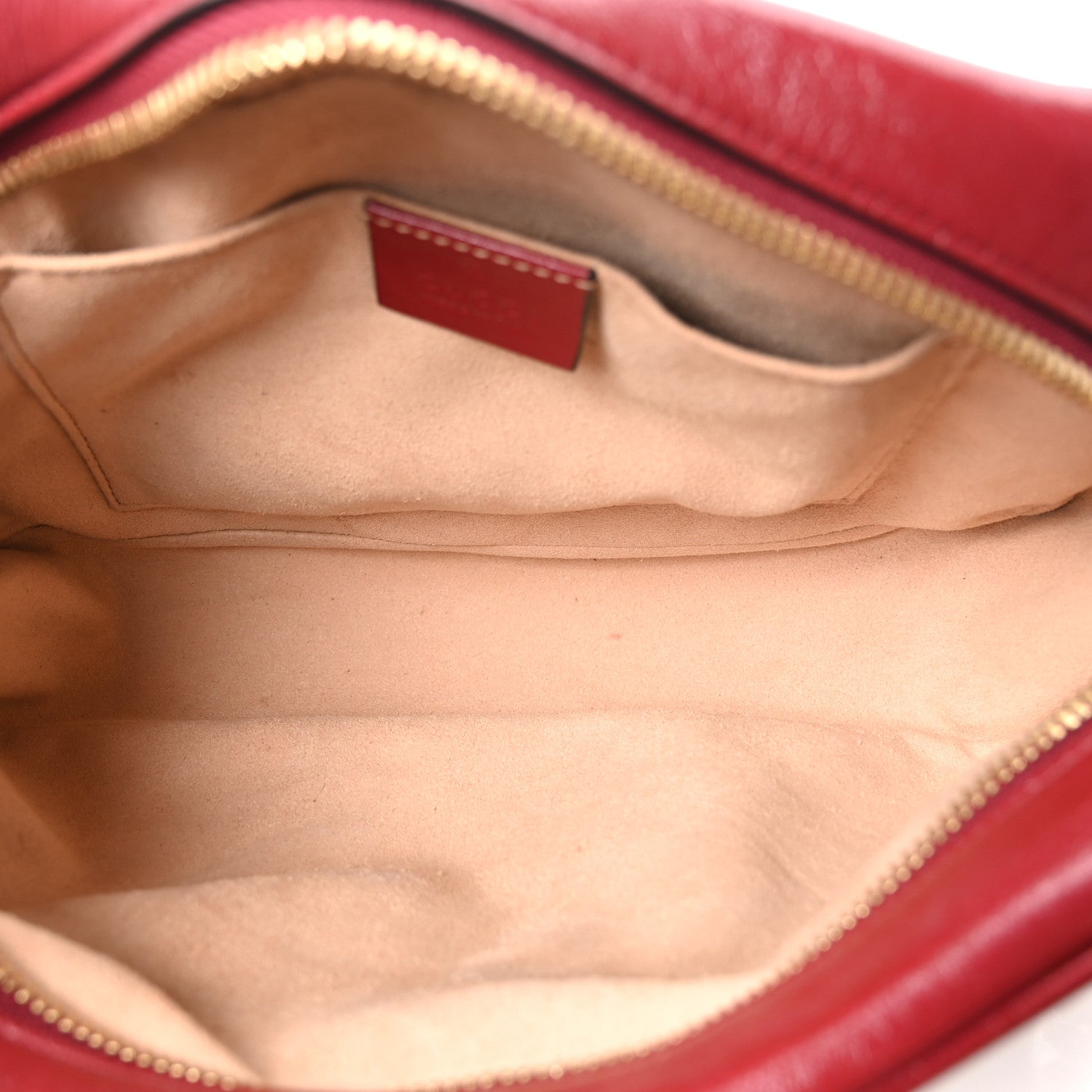 Monogram Azalea Calfskin Matelasse Diagonal Small GG Marmont Chain Shoulder Bag Beige Ebony New Cherry Red