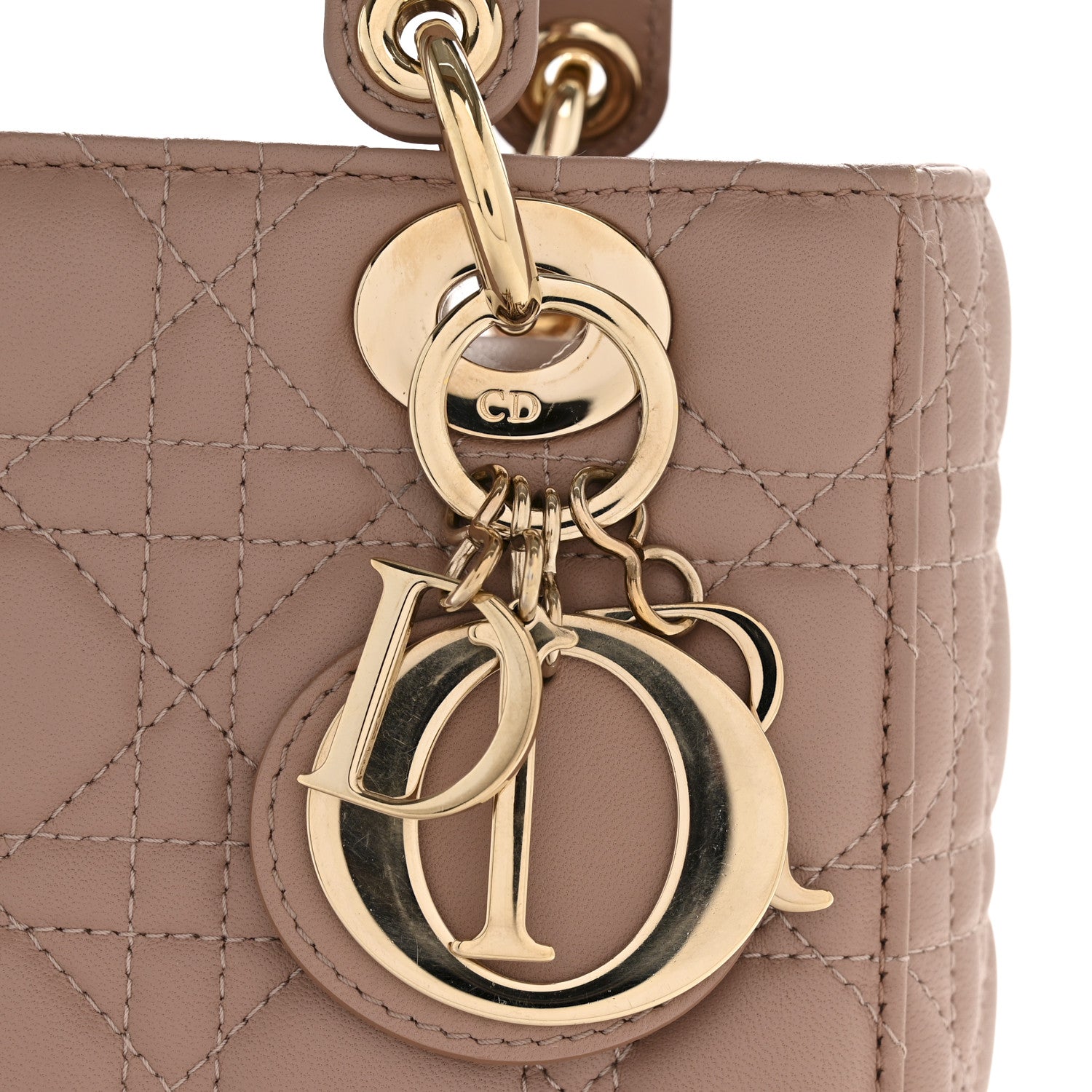 Lambskin Cannage Small My ABC D1OR Lady D1OR Blush