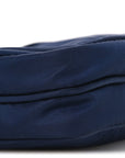 Tessuto Nylon Saffiano Mini Camera Crossbody Royal