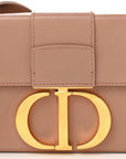 Smooth Calfskin Micro 30 Montaigne Flap Bag Pale Pink