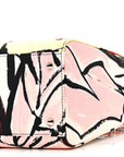 Canvas Graffiti Floral Printed Medium Lady D1OR Multicolor