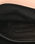 Sheepskin Matelasse Chevron Monogram Medium College Bag Rose Poudre