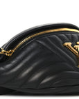 Calfskin Quilted New Wave Bumbag Black
