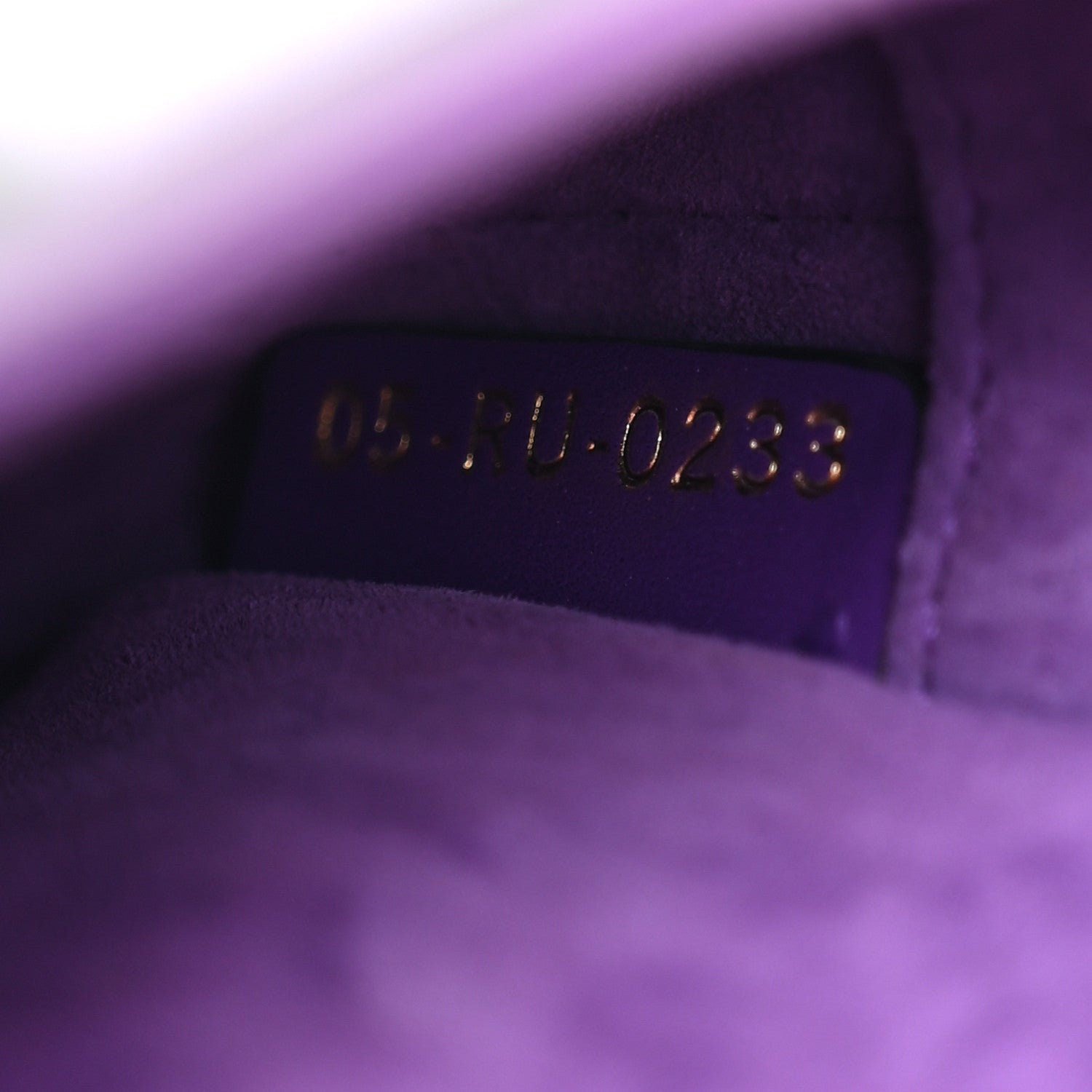 Supple Calfskin Mini Saddle Bag Purple