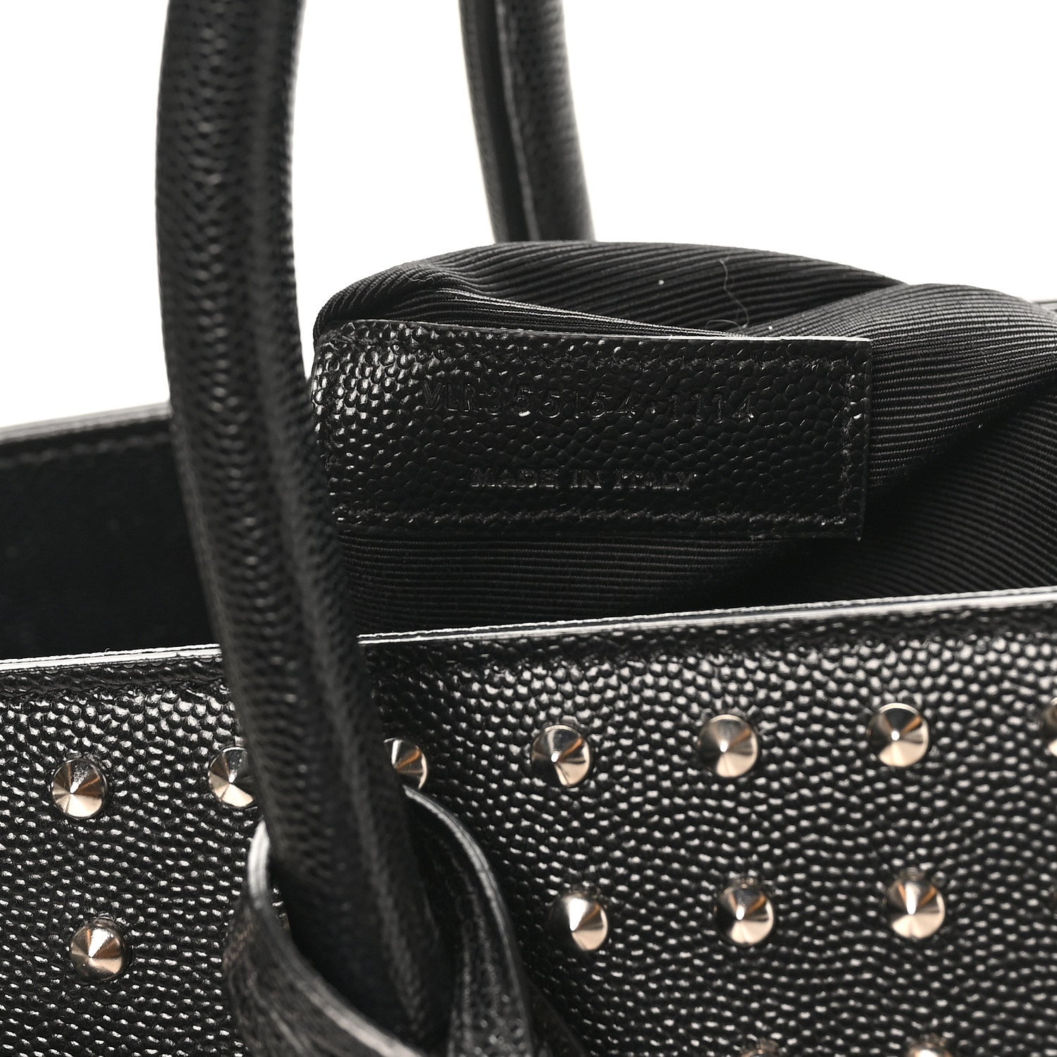 Grain De Poudre Studded Nano Sac De Jour Black