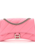 Crushed Calfskin Quilted XS Crush Chain Bag Sweet Pink