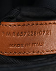 Calfskin Crocodile Embossed Le 5 A 7 Hobo Black