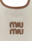 Canvas Ivy Bag Beige Brandy