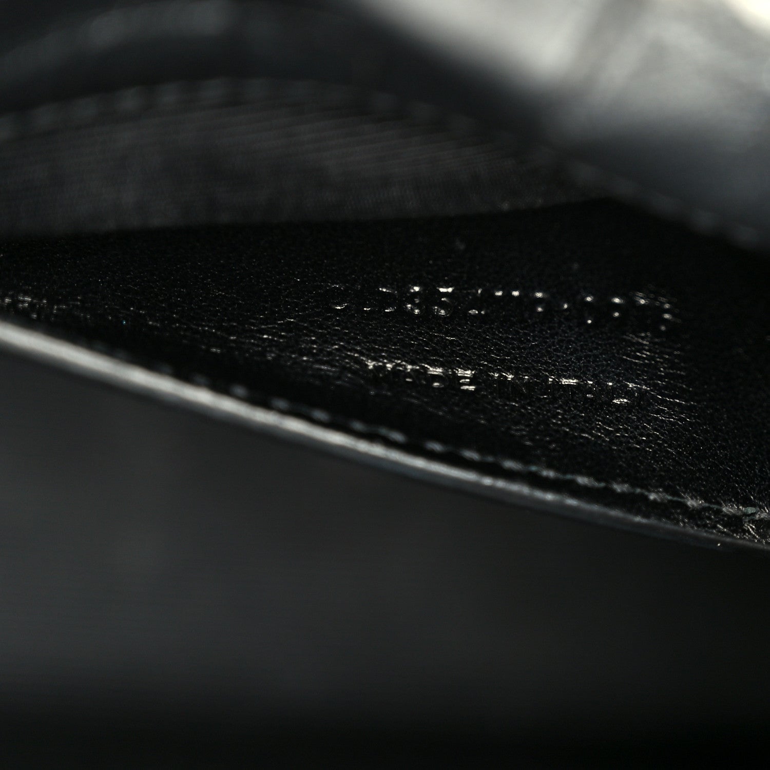 Calfskin Crocodile Embossed Medium Classic Monogram Kate Tassel Satchel Black