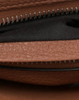 Cuoio Romano Selleria Bi-Color Medium Peekaboo Iconic Satchel Black Mou