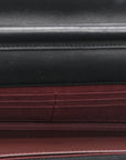 Aged Calfskin Quilted Lucky Charms 2.55 Reissue Wallet On Chain WOC Black