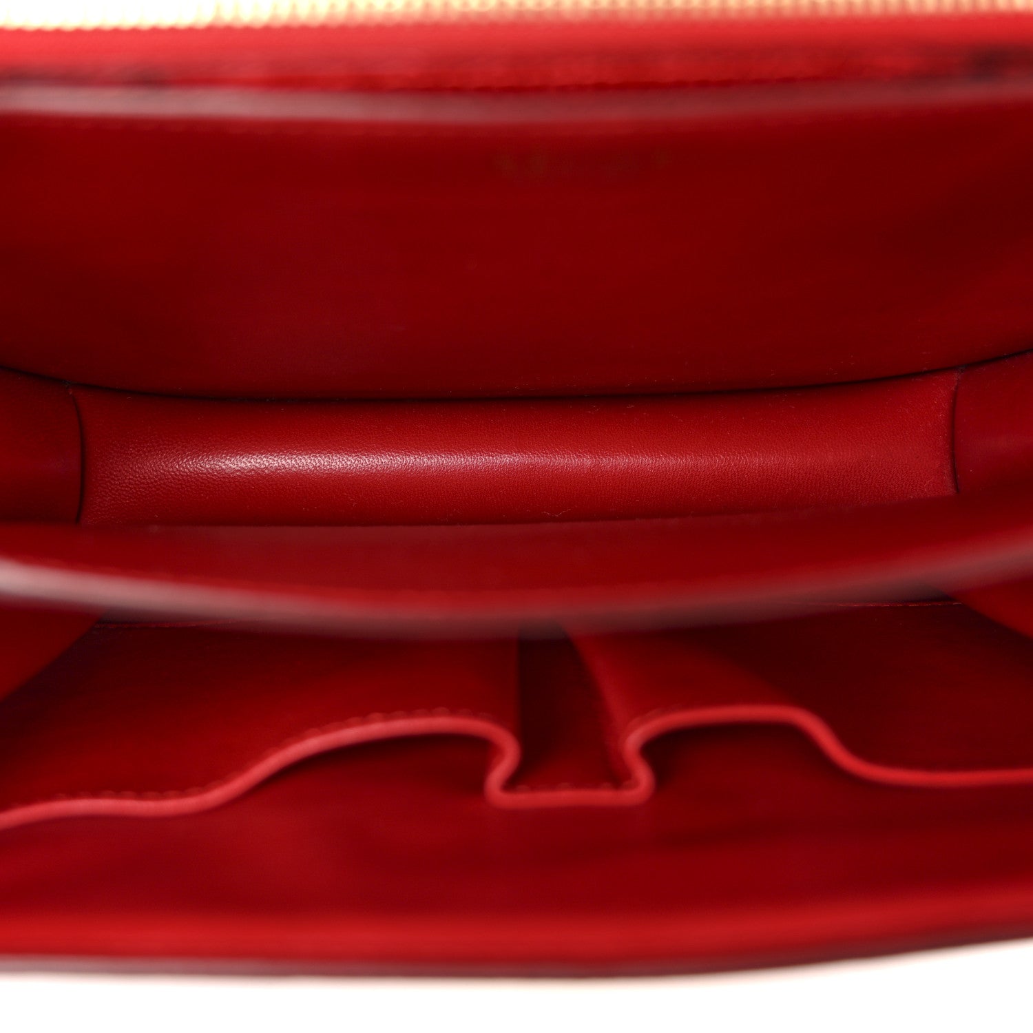Lizard Medium Classic Box Flap Bag Ruby