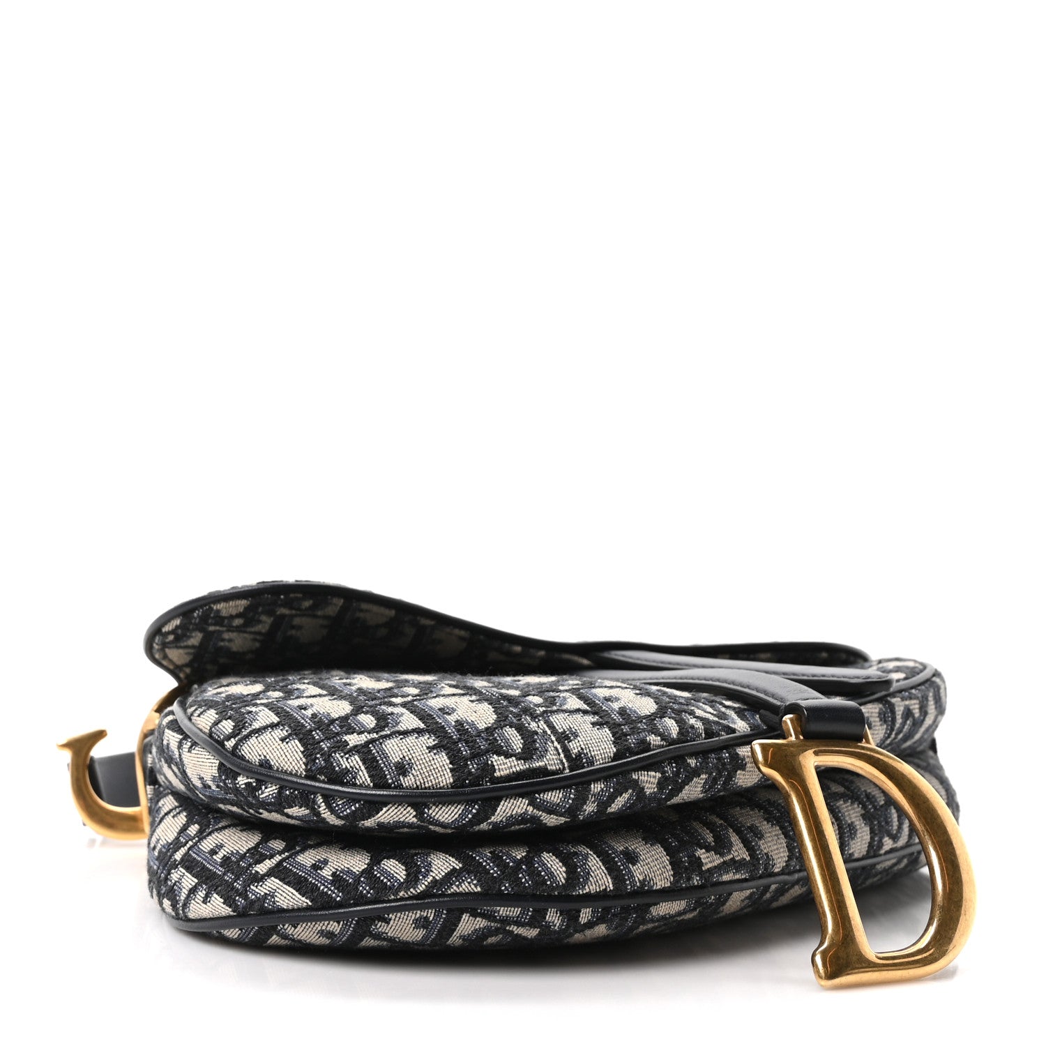 Oblique Saddle Bag Blue