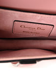 Smooth Calfskin Mini Saddle Bag Antique Pink
