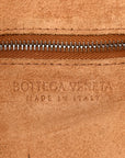 Paper Calfskin Intrecciato Stretch Cassette Black