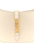 Boarded Dyana Lux Calfskin Mini Jackie 1961 Hobo Mystic White
