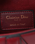 Calfskin Mini Saddle Bag Red