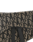 Monogram Saddle Bag Black