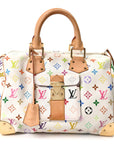 Monogram Multicolor Speedy 30 White