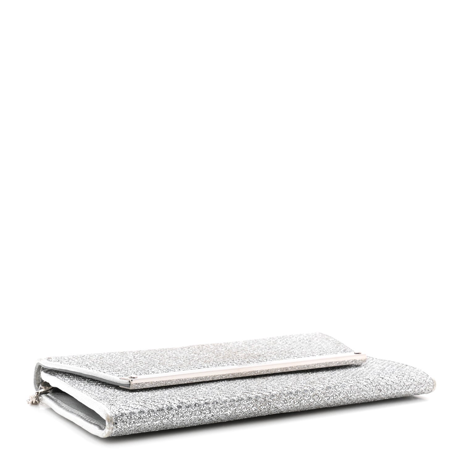 Glitter Margot Clutch Silver