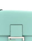 X TIFFANY Nappa Silver Baguette Blue Tiffany Silver