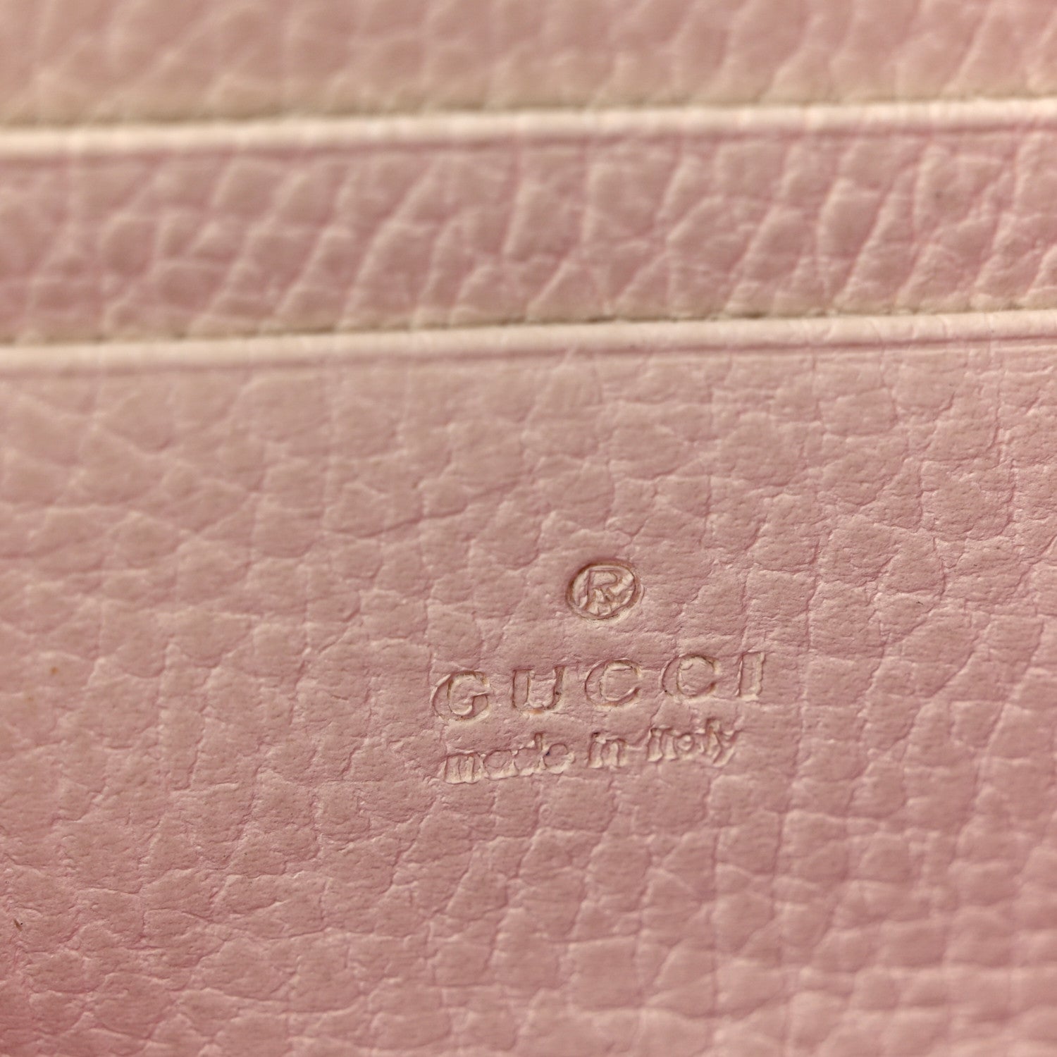Dollar Calfskin Mini Dionysus Chain Wallet Mystic White