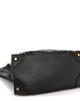 Snakeskin Large Luggage Black