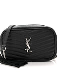 Grain De Poudre Matelasse Monogram Mini Lou Camera Bag Black