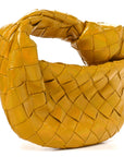 Textured Deerskin Intrecciato Candy Jodie Yellow