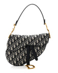 Oblique Saddle Bag Blue