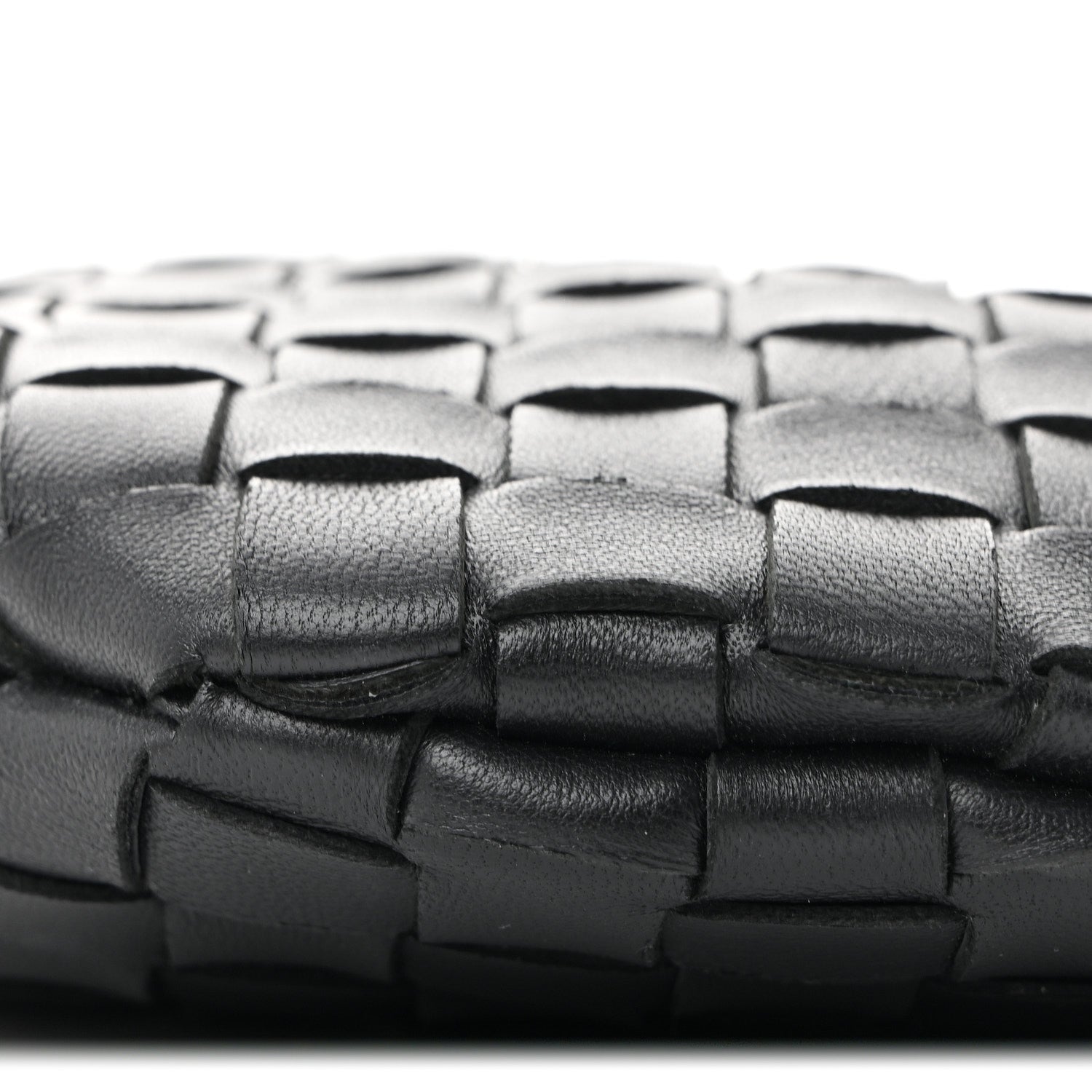 Nappa Intrecciato Mini Sardine Bag Black