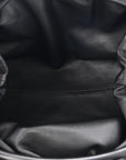 Smooth Butter Calf The Pouch Oversized Clutch Black