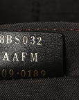 Vitello Soft F is FNDI Bi-Color FF 1974 Embossed Envelope Wallet On Chain with Pouches Maya Black