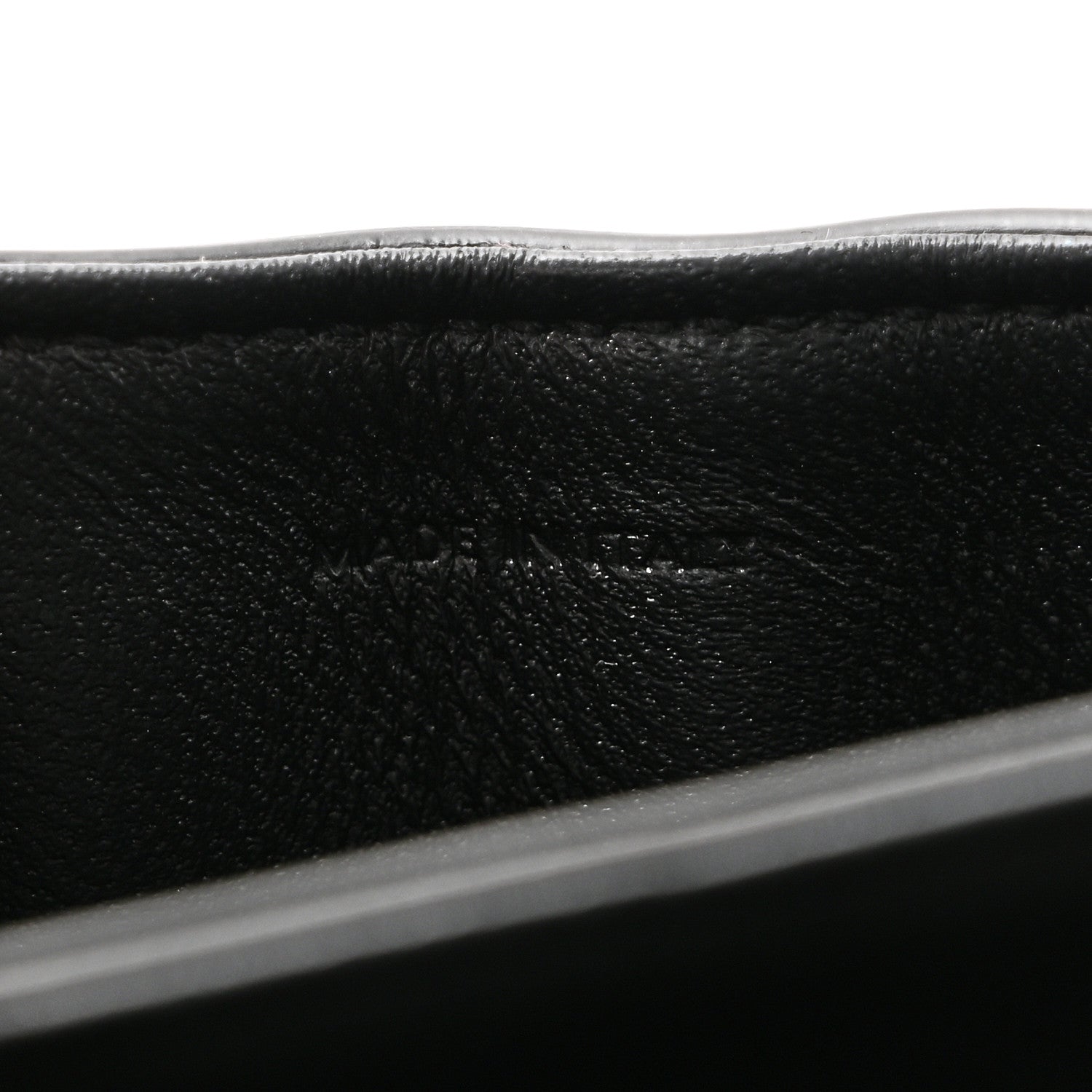 Calfskin Besace Clea Chain Triomphe Black