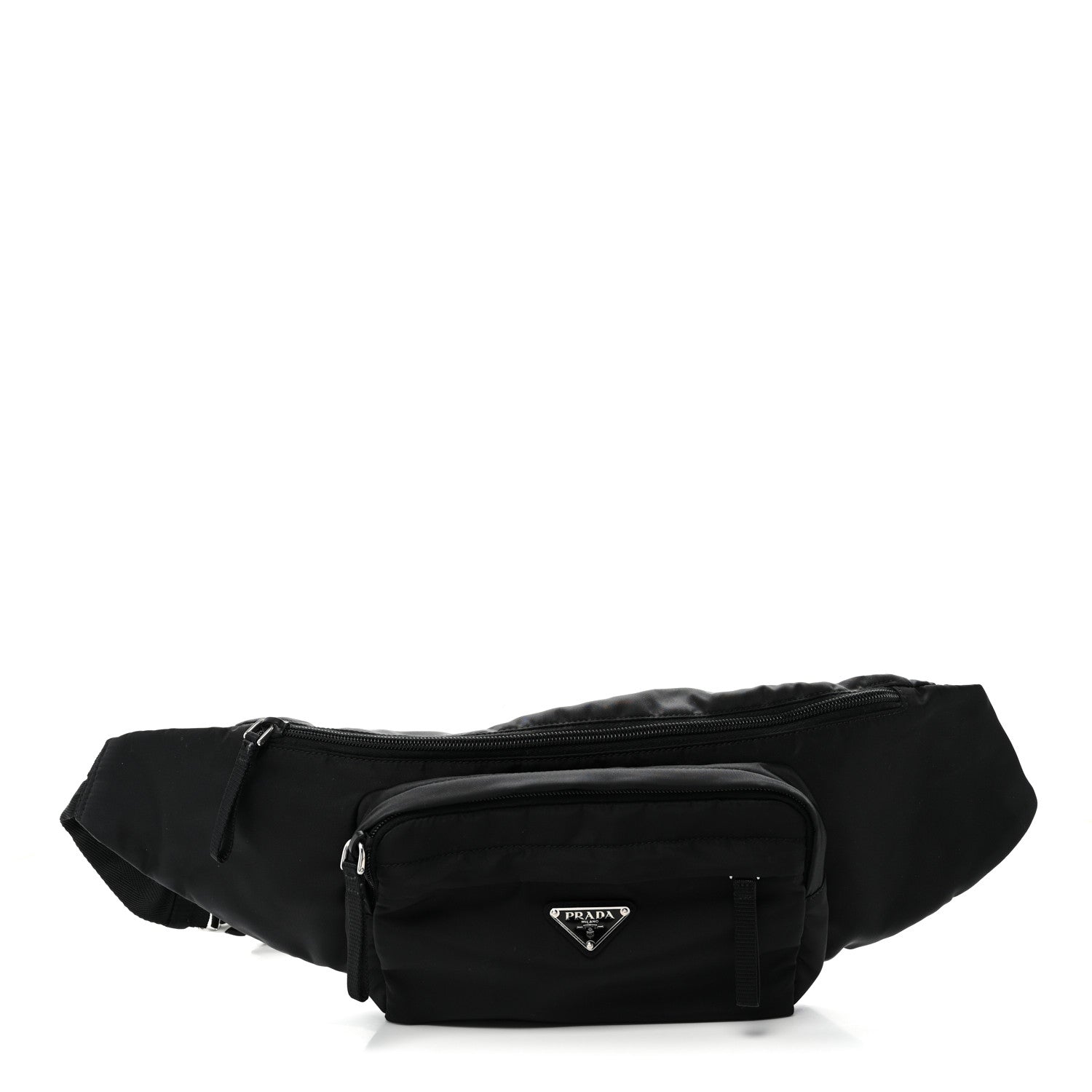Tessuto Nylon Montagna Belt Bag Black