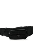 Tessuto Nylon Montagna Belt Bag Black