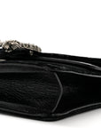 Velvet Skipper Crystal GG Monogram Small Dionysus Shoulder Bag Black Black Diamond