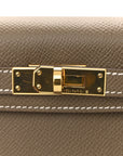 Epsom Mini Kelly Sellier 20 Etoupe