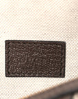 GG Supreme Monogram Textured Dollar Calfskin Web Small Ophidia Blondie Barrel shoulder Bag Beige New Acero