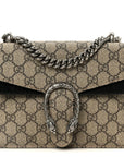 GG Supreme Monogram Mini Dionysus Shoulder Bag Black