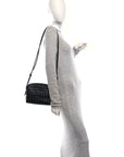 Nappa Intrecciato Small Loop Camera Bag Black
