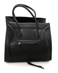Supple Calfskin Medium Phantom Luggage Black