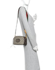 GG Supreme Monogram Web Neo Vintage Shoulder Bag Beige New Acero Crop