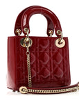 Patent Cannage Mini Lady D1OR Red