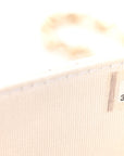 Caviar Quilted Wallet On Chain WOC White