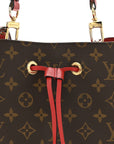 Monogram Braided Neonoe Coquelicot